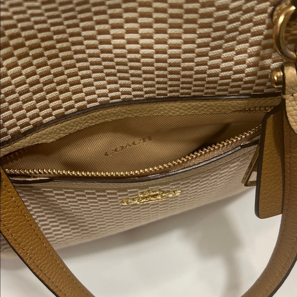 COACH  LEGACY JACQUARD PRAIRIE SATCHEL/CROSSBODY - Picture 9 of 10